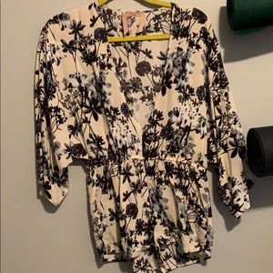 Japanese kimono style romper